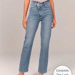 Abercrombie ultra high rise 90s straight jeans